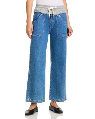 Serena High Rise Ankle Jeans in Horizon/Heather Grey by CINQ A SEPT