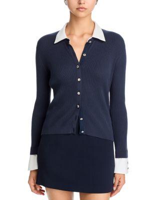 Soma Collared Cardigan by CINQ A SEPT