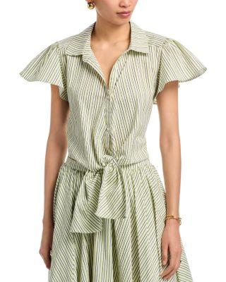 Sophie Flutter Sleeve Marianna Top by CINQ A SEPT