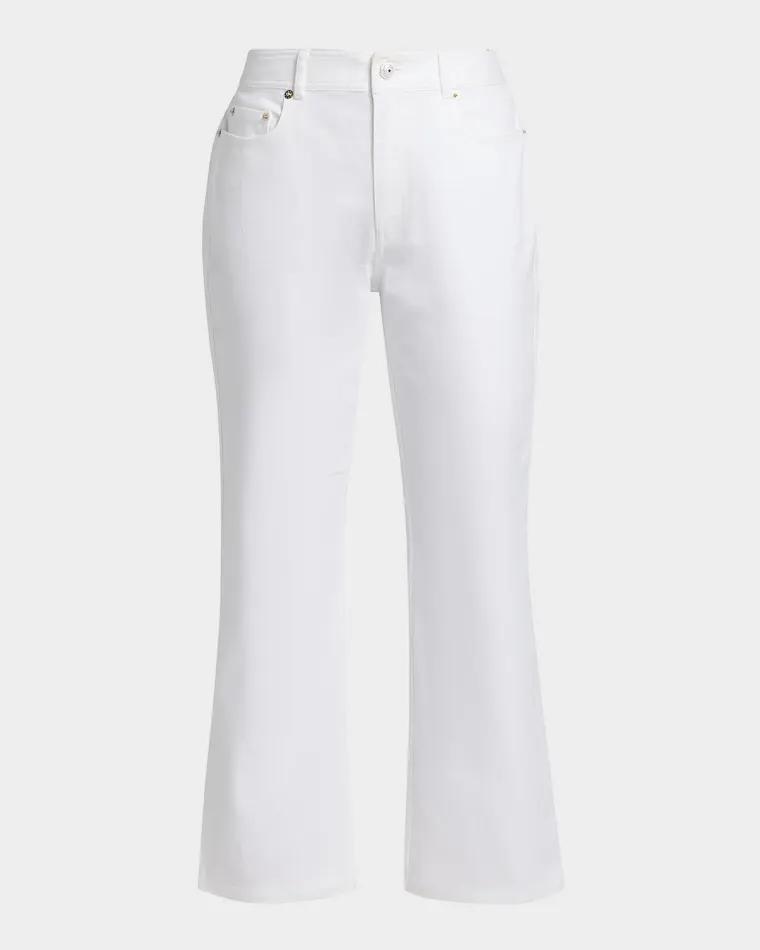 Stevie Lace Cropped Flare Jeans by CINQ A SEPT