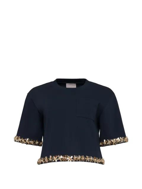 Sunflare embellished T-shirt by CINQ A SEPT