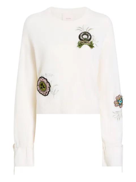 Tasha rose patch top by CINQ A SEPT