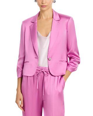 Textured Satin Jacket by CINQ A SEPT