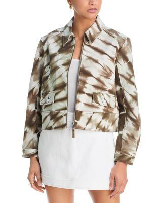 Tie Dye Denim Harriet Jacket by CINQ A SEPT