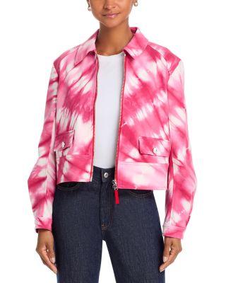 Tie Dye Denim Harriet Jacket by CINQ A SEPT