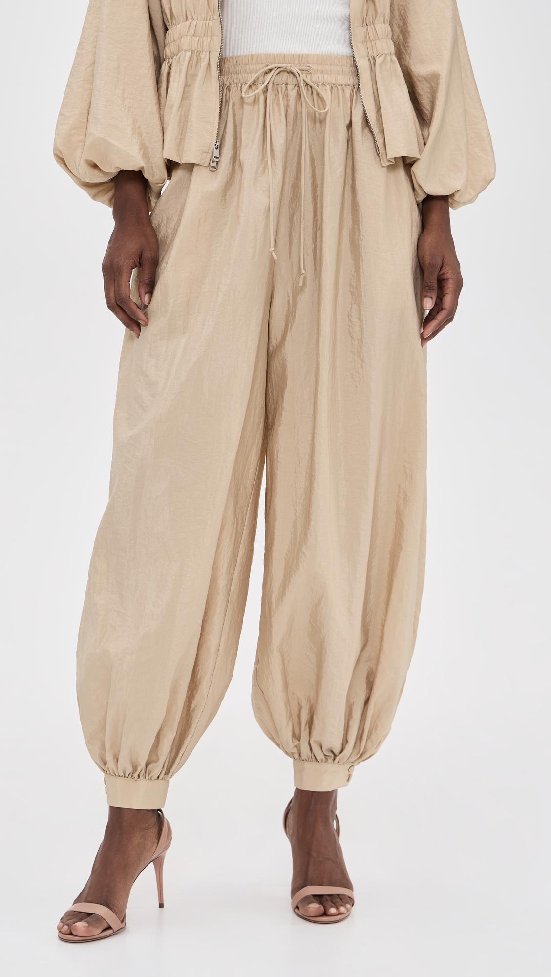 Tumbled Woven Verne Balloon Pants by CINQ A SEPT