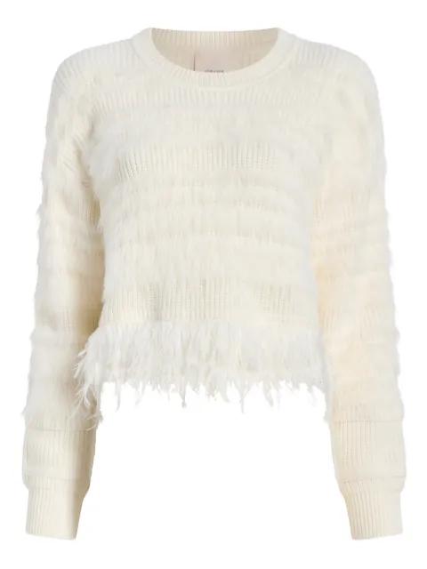 Vivi fringed sweater by CINQ A SEPT