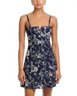 Zack Garden Embroidered Denim Dress by CINQ A SEPT