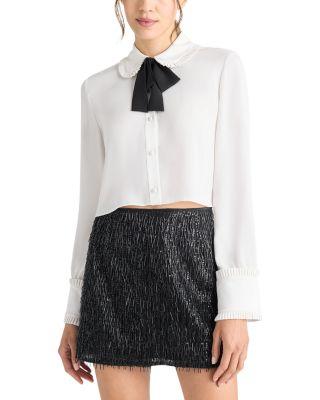 Zaida Bow Tie Blouse by CINQ A SEPT
