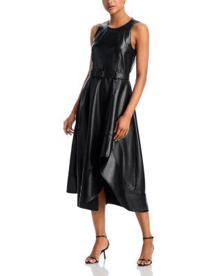 Zelda Faux Leather Dress by CINQ A SEPT