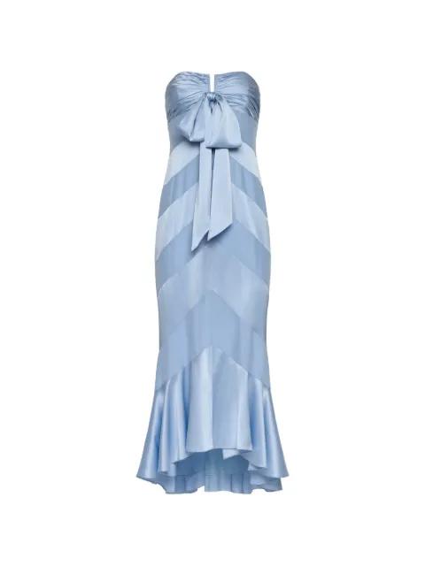 bow strapless dress by CINQ A SEPT