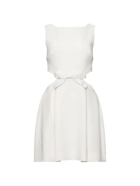 cutout bow mini dress by CINQ A SEPT