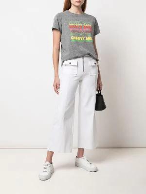 flared cropped jeans by CINQ A SEPT