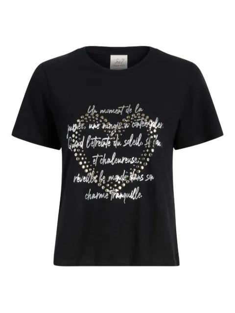 studded love letter T-shirt by CINQ A SEPT