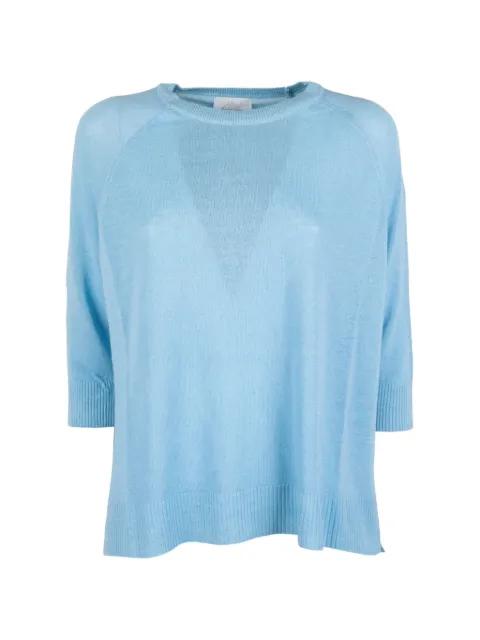 raglan-sleeve fine-knit sweater by CINQUE