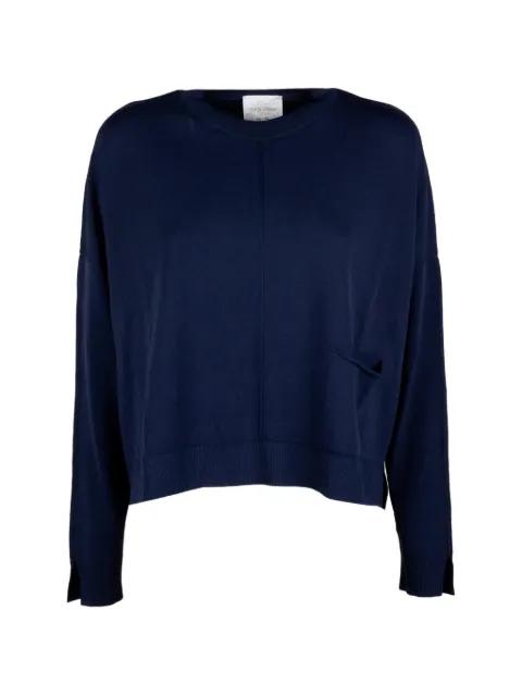 seam-detail pocket-detail sweater by CINQUE