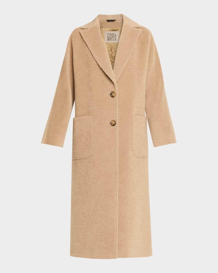 Long Notch Collar Coat by CINZIA ROCCA