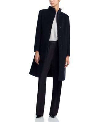 Notch Stand Collar Long Coat by CINZIA ROCCA