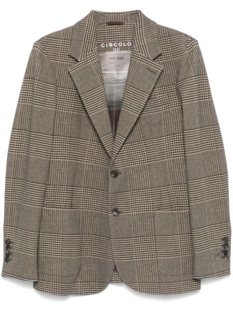 Prince-of-Wales-check blazer by CIRCOLO 1901