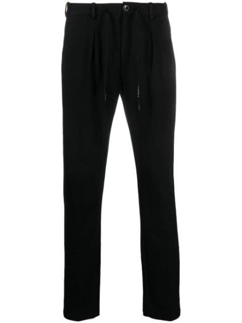 drawstring-waistband tapered-leg trousers by CIRCOLO 1901