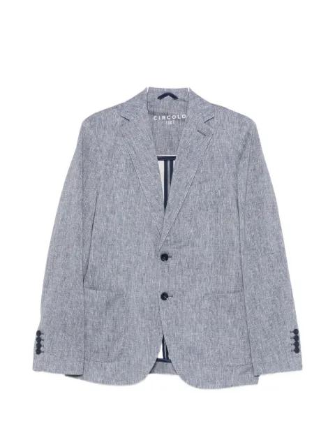 herringbone single-breasted blazer by CIRCOLO 1901