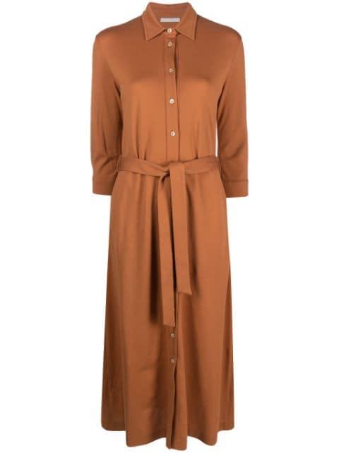 long-sleeve midi dress by CIRCOLO 1901