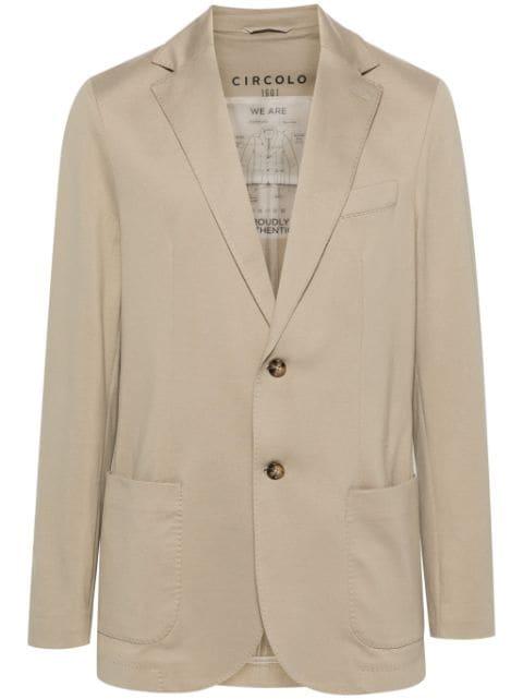 piqué-weave blazer by CIRCOLO 1901