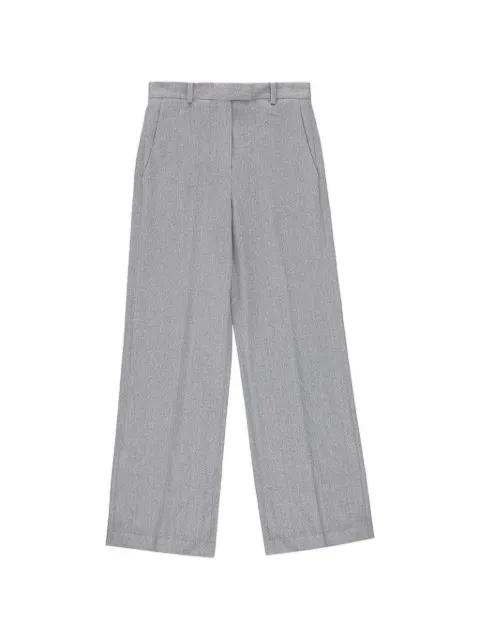 pleated linen trousers by CIRCOLO 1901