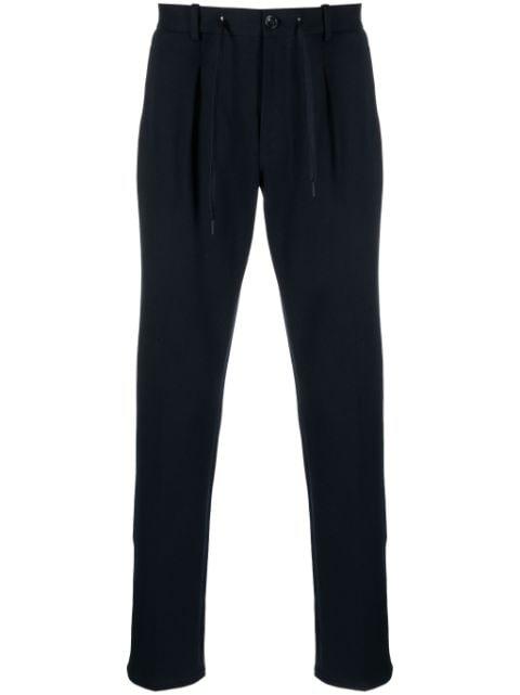 pressed-crease drawstring trousers by CIRCOLO 1901