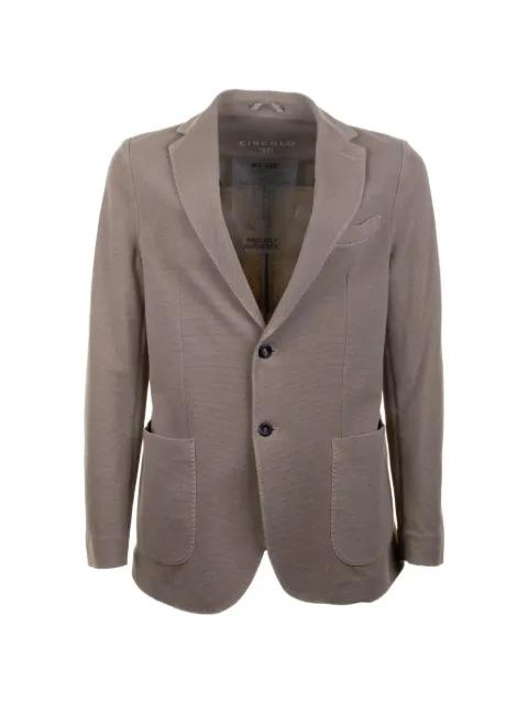single-breasted Oxford blazer by CIRCOLO 1901