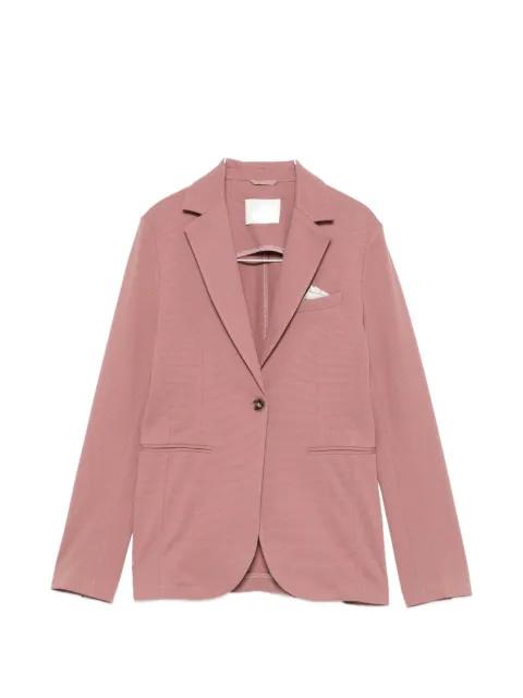 single-breasted textured blazer by CIRCOLO 1901