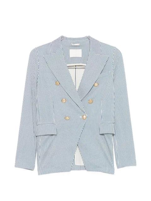 striped double-breasted blazer by CIRCOLO 1901