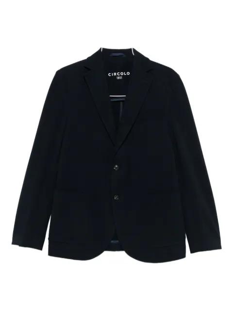 two-button patch-pocket blazer by CIRCOLO 1901