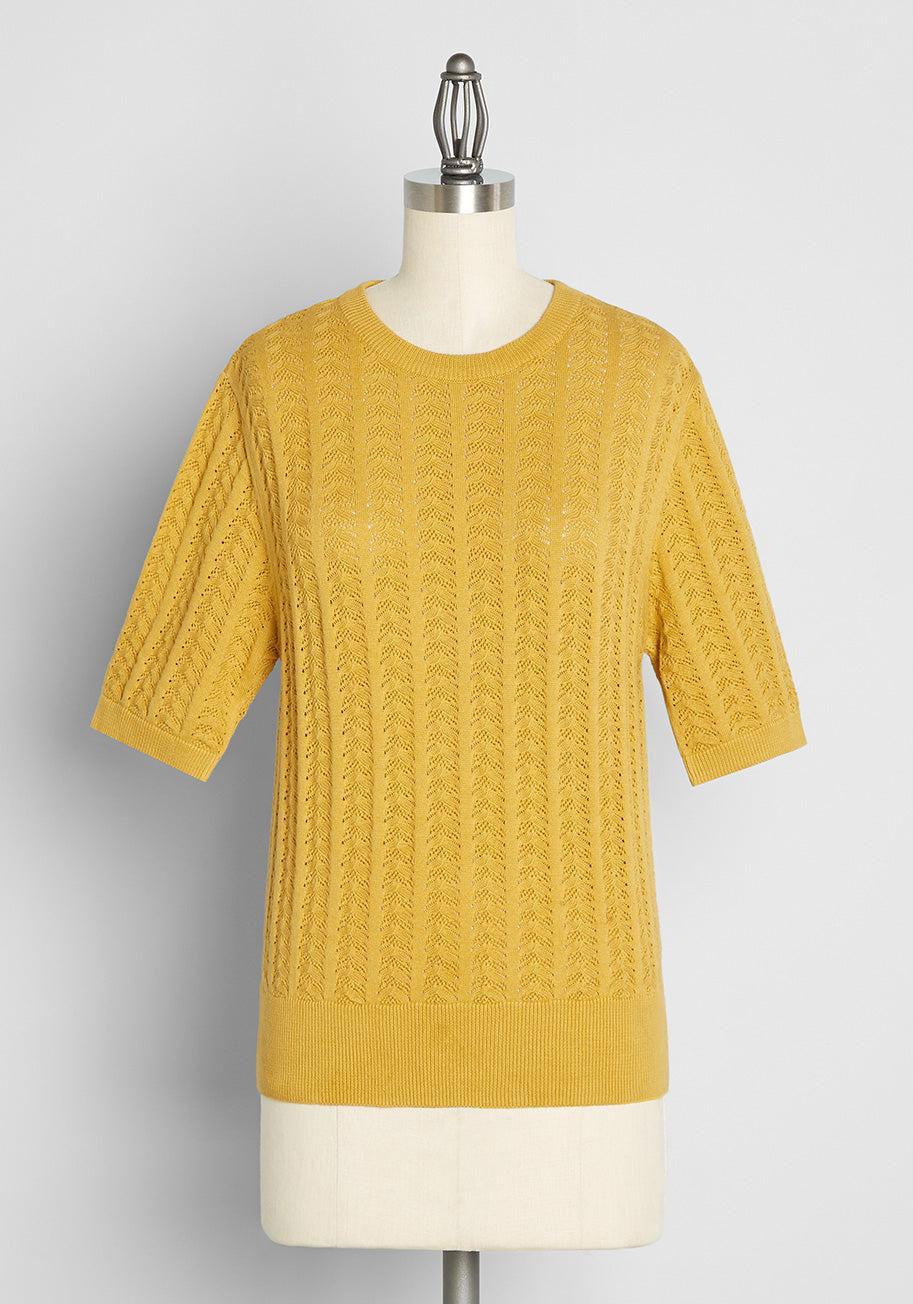 Circus Golden Hour Gorgeous Knit Top by CIRCUS