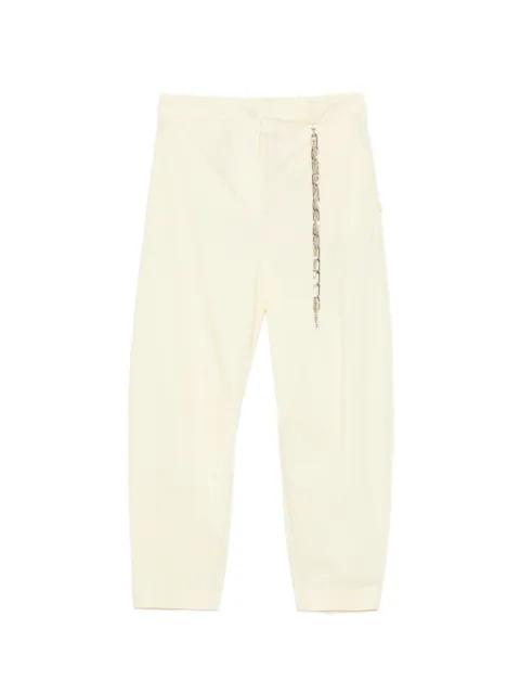 chain-embellished trousers by CIRCUS HOTEL