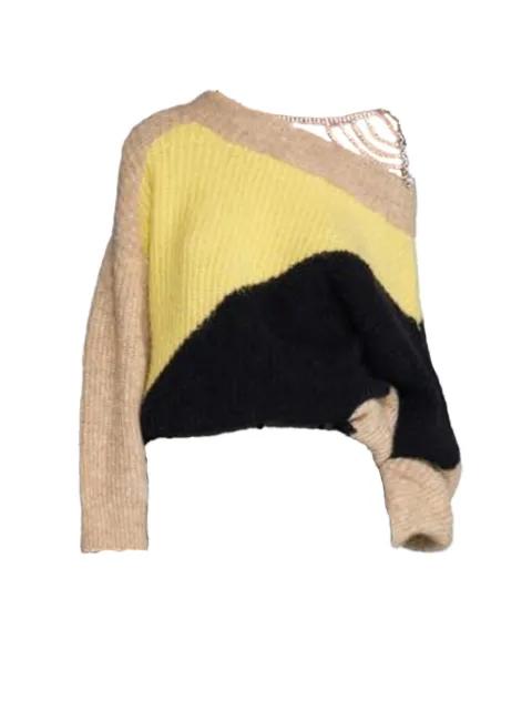 colour-block crystal-embellished sweater by CIRCUS HOTEL