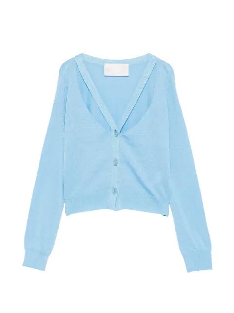 cut-out buttoned cardigan by CIRCUS HOTEL