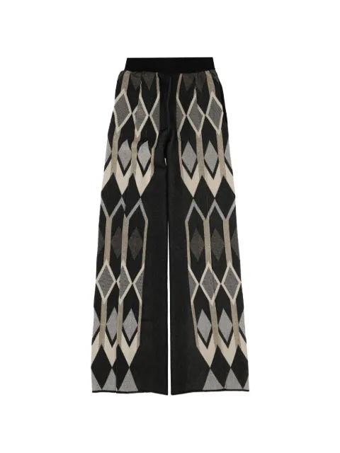 diamond geometric trousers by CIRCUS HOTEL