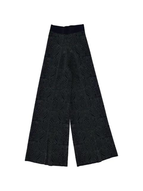 floral wide-leg trousers by CIRCUS HOTEL floral wide-leg trousers by CIRCUS HOTEL