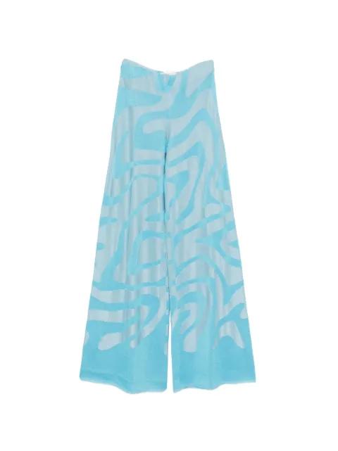 geometric-pattern trousers by CIRCUS HOTEL