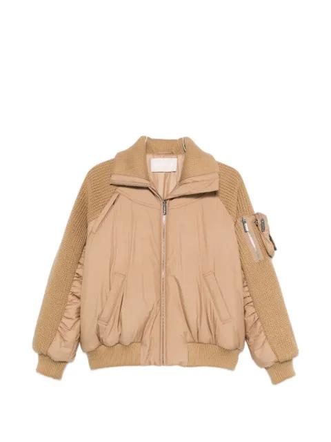 logo-patch padded jacket by CIRCUS HOTEL