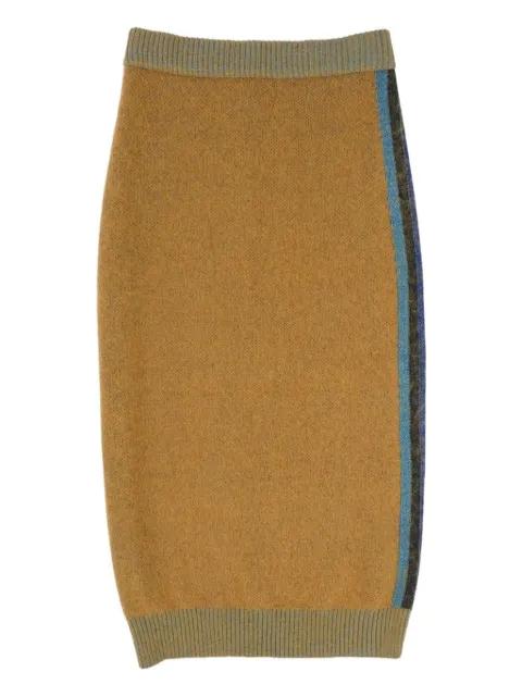 stripe-detail midi skirt by CIRCUS HOTEL