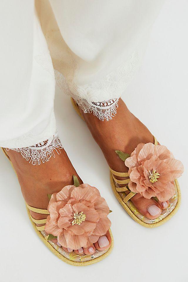 Olana Flower Strappy Sandals by CIRCUS N Y BY SAM EDELMAN | FREE PEOPLE