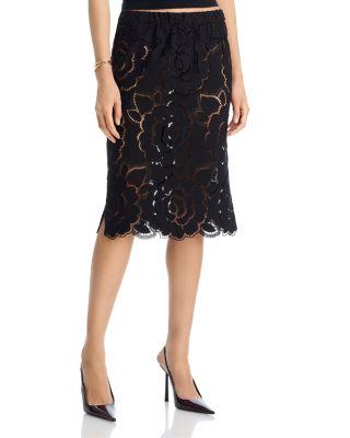 Pull On Midi Pencil Skirt by CISSA
