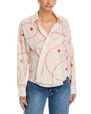 Relaxed fit Long Sleeve Button Down Shirt by CISSA