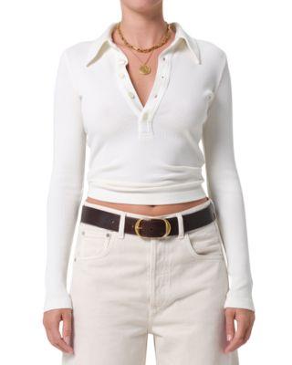 60's Long Sleeve Polo Top by CITIZENS OF HUMANITY