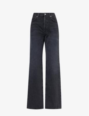 Annina Whiskered Wide-Leg Denim Jeans by CITIZENS OF HUMANITY