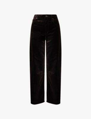 Ayla Baggy Wide-Leg High-Rise Velvet Jeans by CITIZENS OF HUMANITY