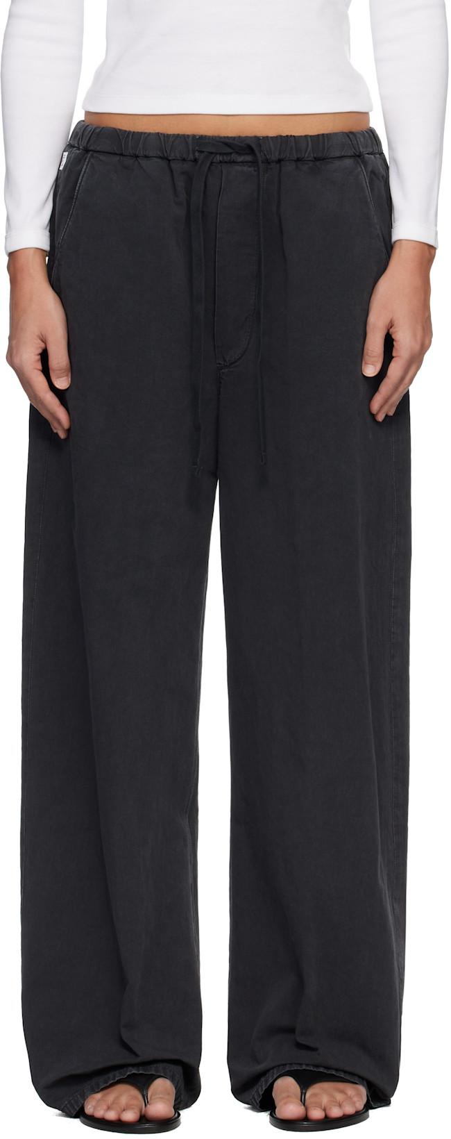 Black Aurora Pull On Trousers by CITIZENS OF HUMANITY
