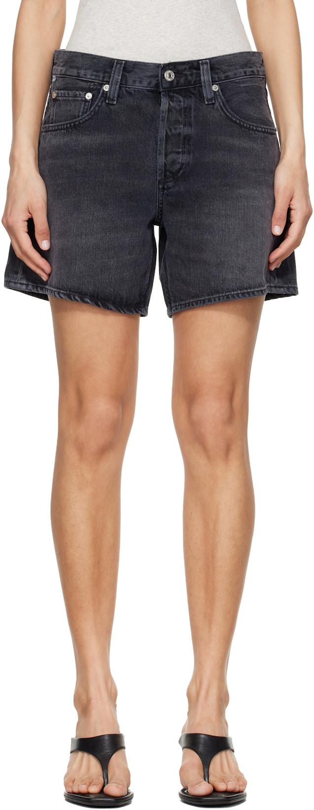 Black Billie Relaxed Shorts by CITIZENS OF HUMANITY